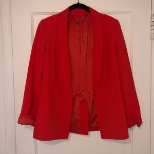 Red blazer
